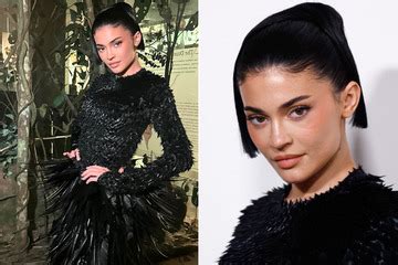 kylie jenner michael kors|Kylie Jenner Wears Feathered Dress to the 2024 CFDA Fashion .